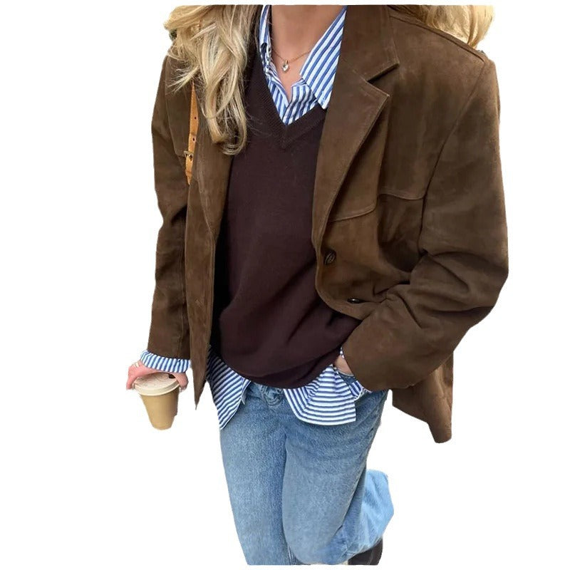 Women's Suede Jacket