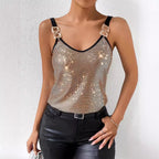 Sequined Tank Top