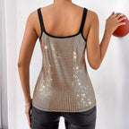 Sequined Tank Top