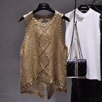 Blusa de lujo con lentejuelas