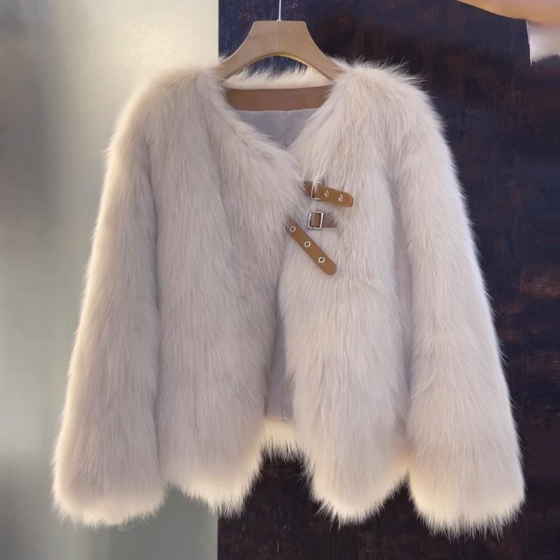 Chaqueta de pelo mullido