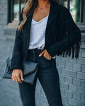 Chaqueta con flecos Amy