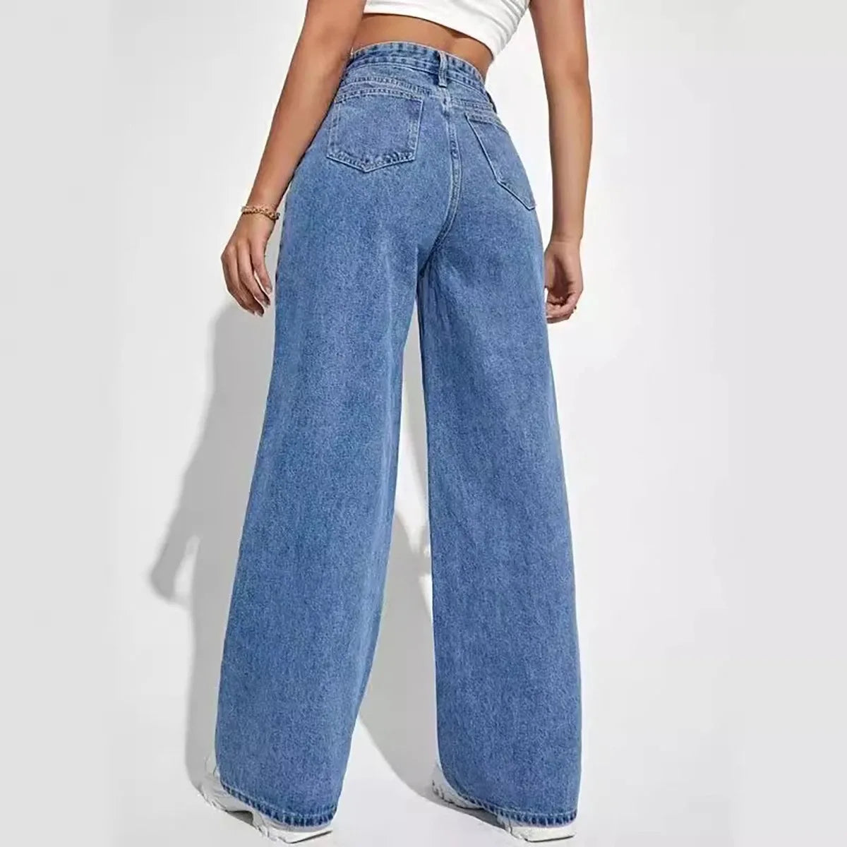 Vaqueros High-Waist Baggy