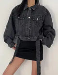 Chaqueta vaquera corta