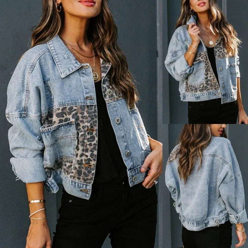 Chaqueta vaquera de corte entallado