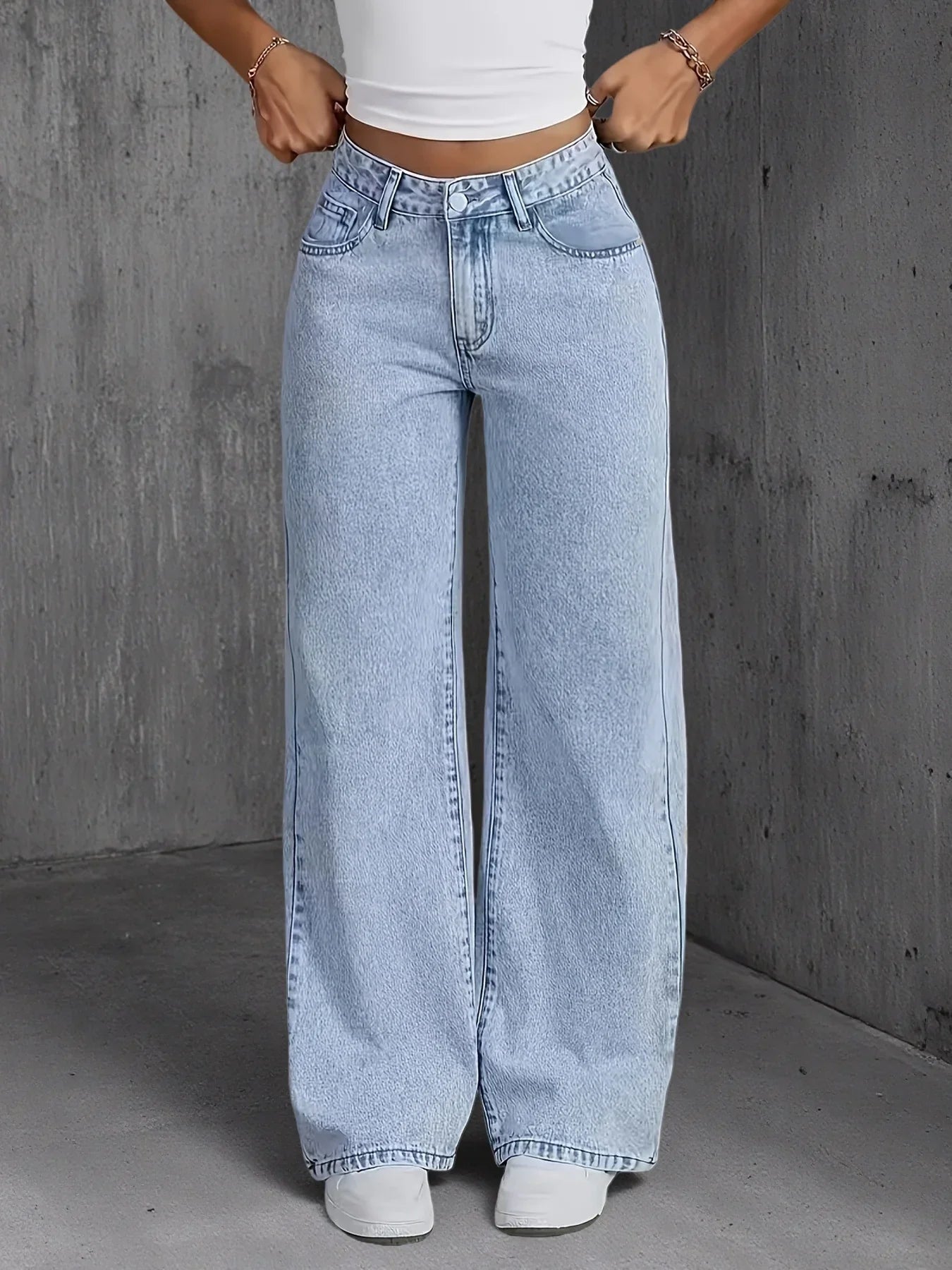 Vaqueros Light Blue