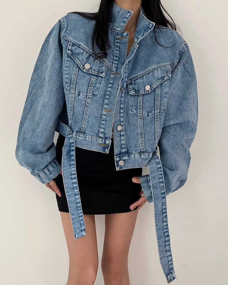Chaqueta vaquera corta