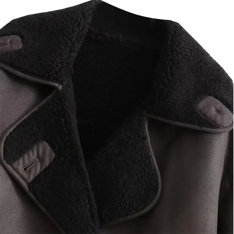 Chaqueta de imitación de cuero Mireia