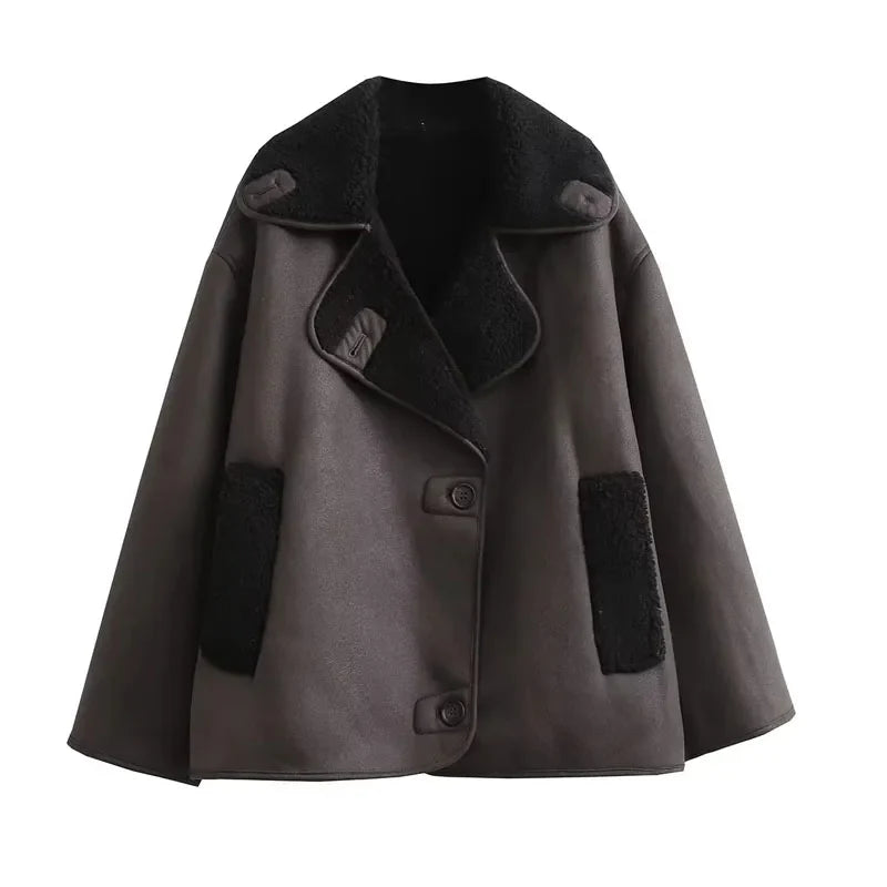 Chaqueta de imitación de cuero Mireia