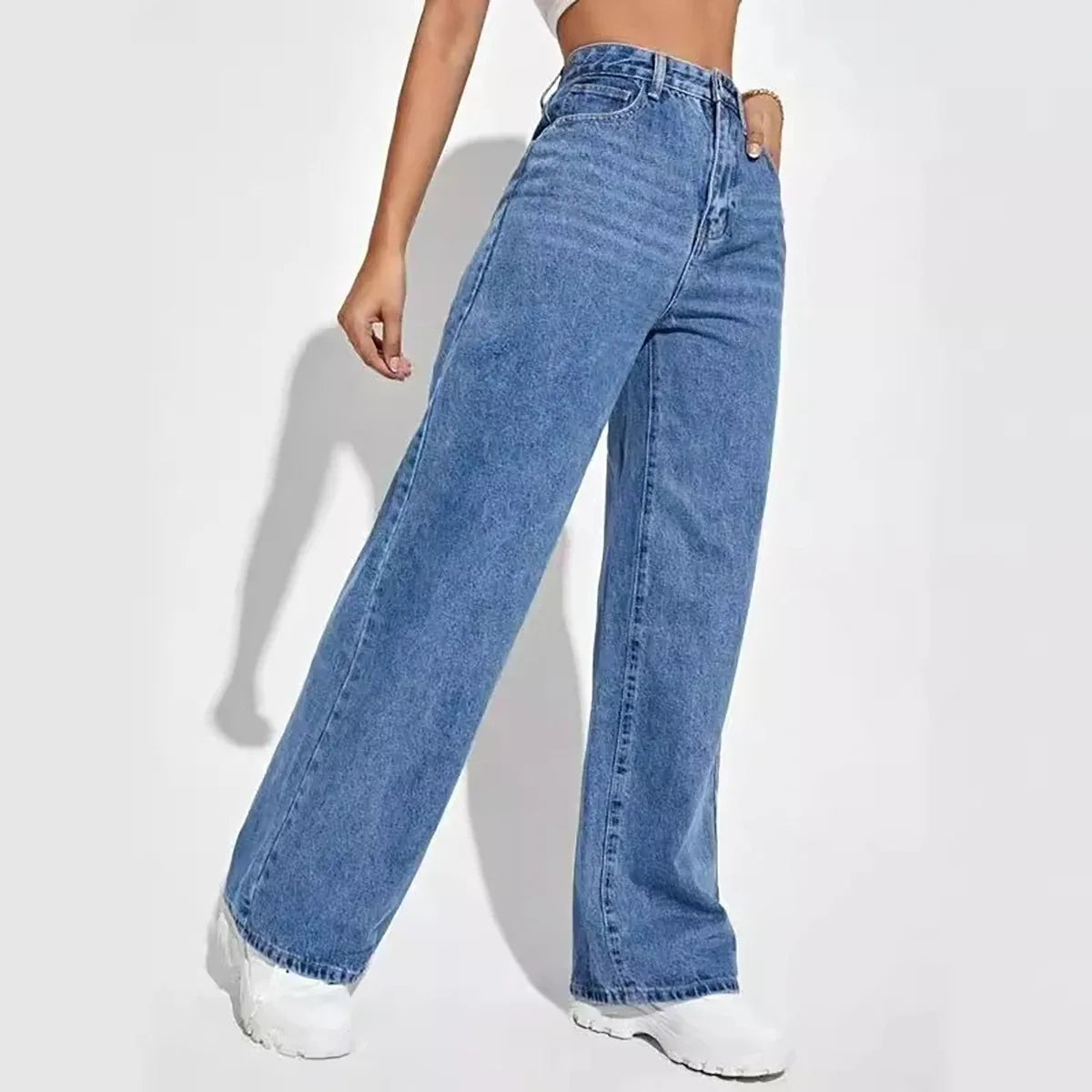 Vaqueros High-Waist Baggy