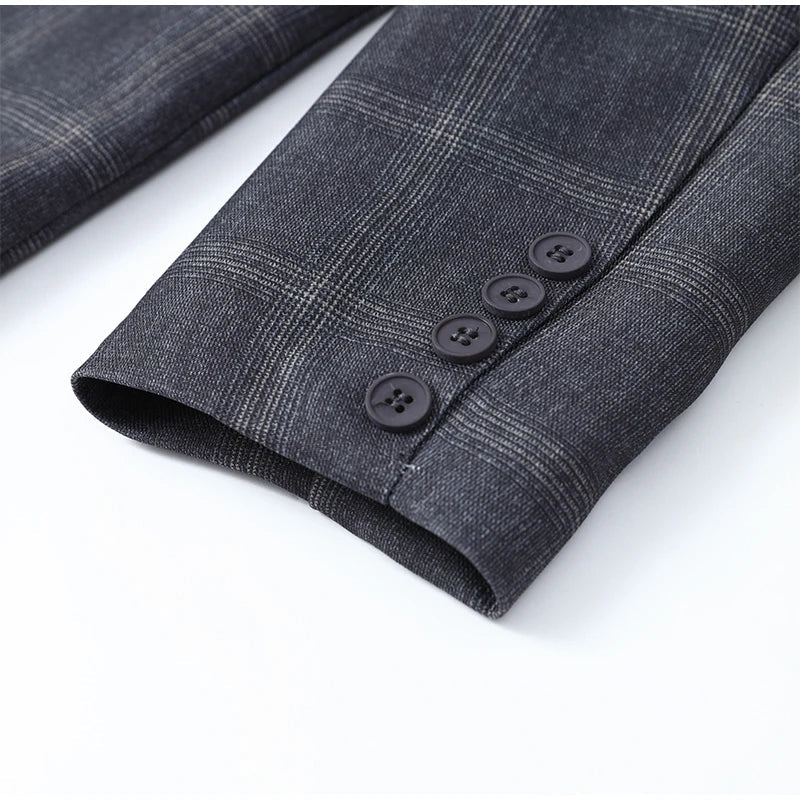 Chaqueta blazer con estampado irregular