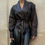 Chaqueta de cuero vintage