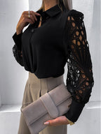 Blusa con aberturas