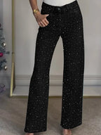 Vaqueros Rhinestone Denim