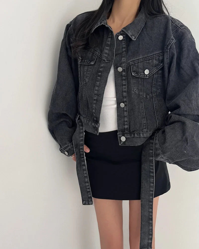Chaqueta vaquera corta