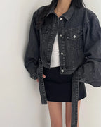 Chaqueta vaquera corta