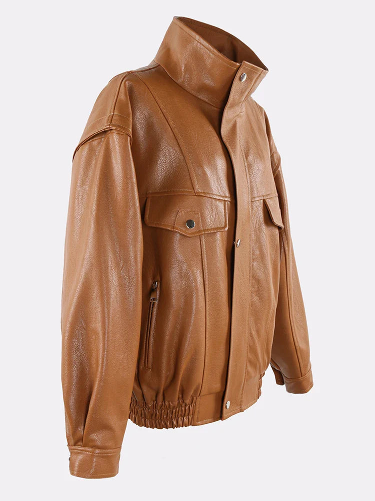 Chaqueta de cuero Andrea