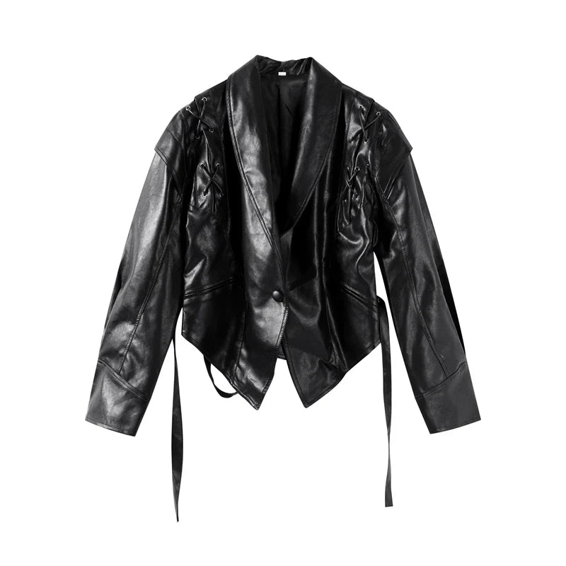 Chaqueta de cuero vintage