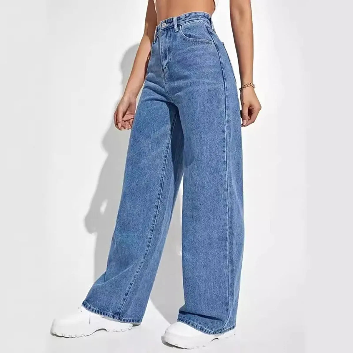 Vaqueros High-Waist Baggy