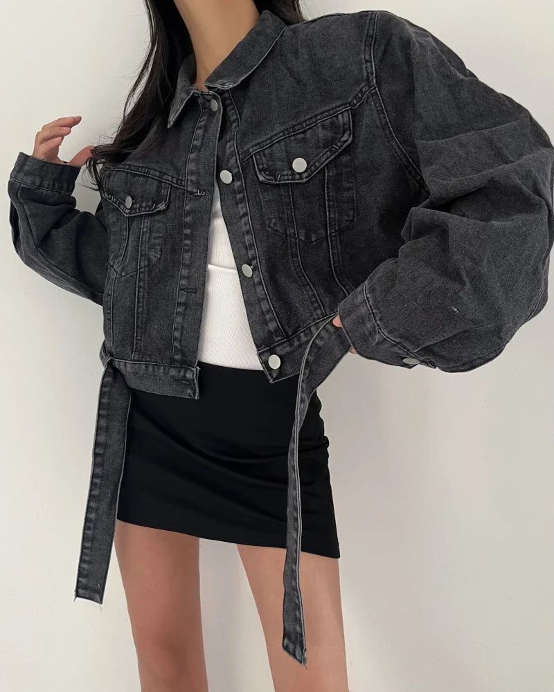 Chaqueta vaquera corta
