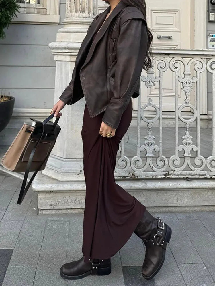 Chaqueta con cinturón