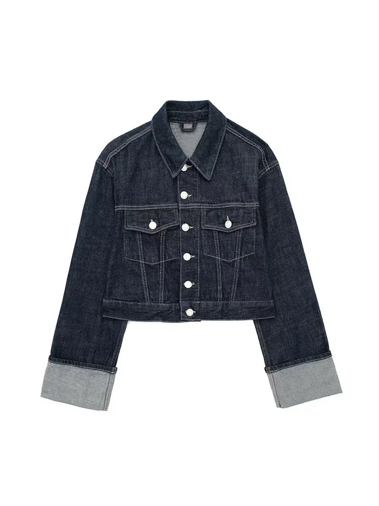 Chaqueta de una sola fila de botones