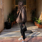 Chaqueta de imitación de cuero Mireia