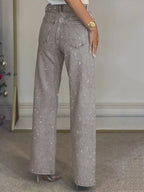 Vaqueros Rhinestone Denim
