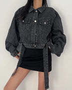 Chaqueta vaquera corta