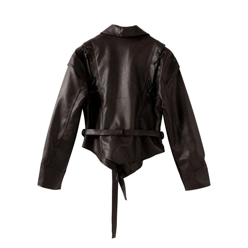 Chaqueta de cuero vintage
