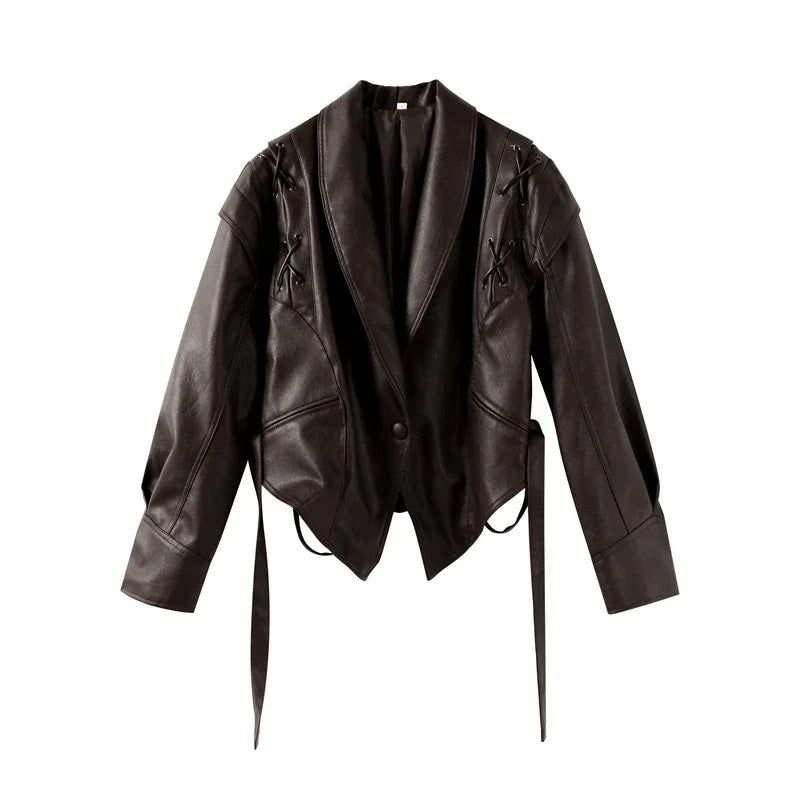 Chaqueta de cuero vintage