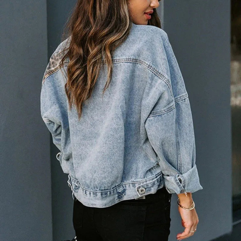 Chaqueta vaquera de corte entallado