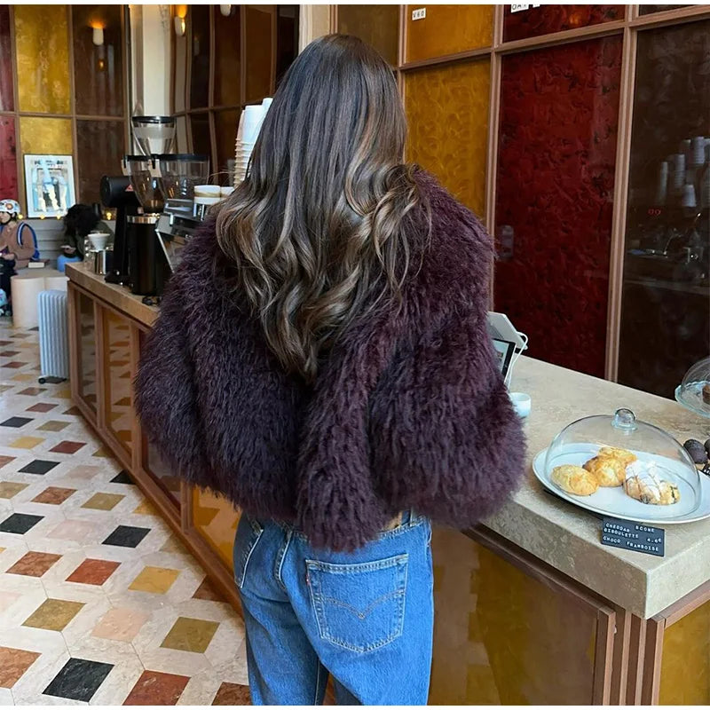 Chaqueta de piel sintética Fatima