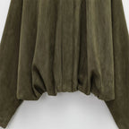 Chaqueta de ante sintético para mujer