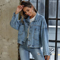 Chaqueta vaquera estilo oversize
