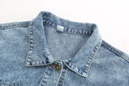 Chaqueta vaquera estilo oversize